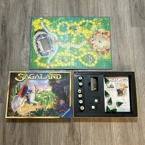SAGALAND Enchanted Forest vintage family board game. 2-6 player. Ages 6+.